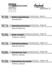 HumanTechnik FLASHTEL COMFORT II Operating Instructions Manual