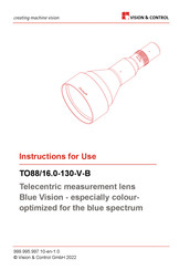 Vision & Control TO88/16.0-130-V-B Instructions For Use Manual