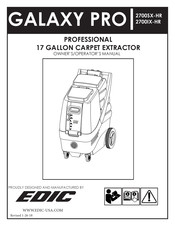 Edic Galaxy Pro 2700SX-HR Owner's/Operator's Manual