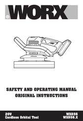 Worx WX856.9 Safety And Operating Manual