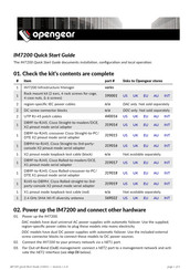 Opengear IM7200 Quick Start Manual
