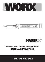 Worx WX744.9 Safety And Operating Manual