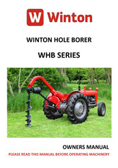 Winton WHB Series Owner's Manual