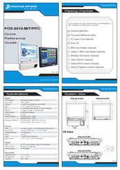 Protech Systems POS-6510-MIT Quick Reference Manual