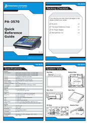 Protech Systems PA-3570 Quick Reference Manual