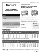 Randell 3512 Operator's Manual