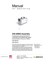 EMTEST CNI 508 N2 Manual