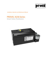 Proval A236 Series Installation, Operation And Maintenance Manual