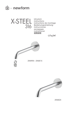 Newform X-STEEL 316 29499X Instructions Manual
