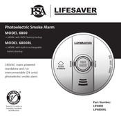 PSA Lifesaver 6800 Manual