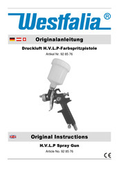 Westfalia 85 92 78 Original Instructions Manual