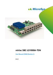 MicroSys Electronics miriac SBC-LS1088A-TSN User Manual