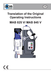 BDS MAB 845 V Translation Of The Original Operating Instructions