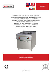 Redfox FE 90/80 17 E Instructions For Installation And Use Manual
