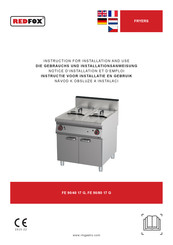 Redfox FE 90/40 17 G Instructions For Installation And Use Manual
