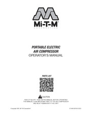 Mi-T-M AM1-PE15-08M Operator's Manual