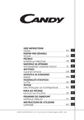 Candy FCNE825XPP WIFI User Instructions