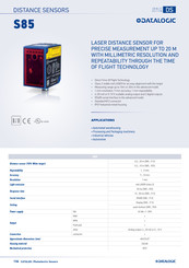 Datalogic S85 Quick Start Manual