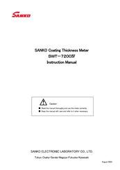 SANKO SWT-7000IV Instruction Manual