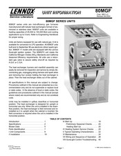 Lennox 80MGF2-75 Manual