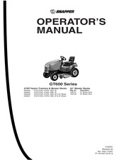 Snapper STGT2754D Operator's Manual
