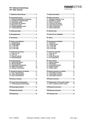 novotechnik TP1 CANopen User Manual