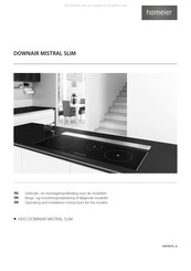 homeier HDO DOWNAIR MISTRAL SLIM Operating And Installation Instructions
