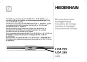Heidenhain LIDA 279 Mounting Instructions