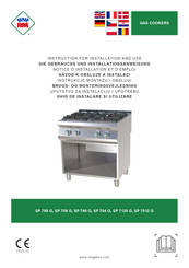 RM SP 708 G Instructions For Installation And Use Manual