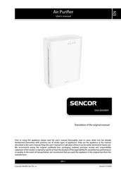 Sencor SHA 8400WH User Manual