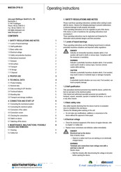 ebm-papst W4E330-CP18-31 Operating Instructions Manual