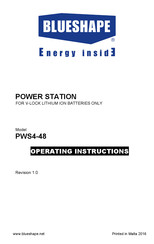 Blueshape PWS4-48 Operating Instructions Manual
