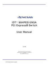 Renesas IDT 89HPES12N3A User Manual