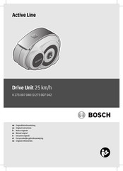Bosch 0 275 007 042 Original Instructions Manual