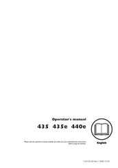 Jonsered 435e Operator's Manual
