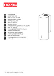 Franke FTU 3805 XS CYLINDRA E LED0 User Manual