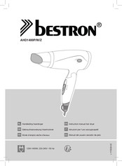 Bestron AHD1400P Instruction Manual