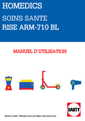 HoMedics ELLIA RISE ARM-710 BL Manual