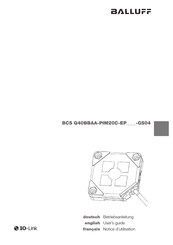 Balluff BCS Q40BBAA-PIM20C-EP-GS04 Series User Manual