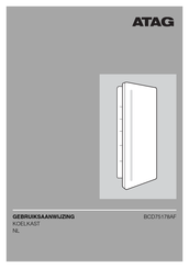 Atag BCD75178AF/A01 Instructions For Use Manual