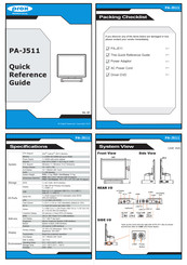 protech prox PA-J511 Quick Reference Manual
