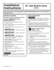 GE JGRP20WEJWWGE Installation Instructions Manual
