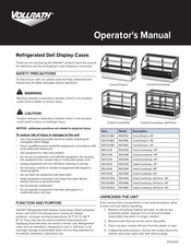 Vollrath RDCCV-48 Operator's Manual