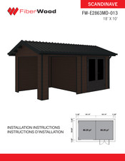 FIberWood SCANDINAVE FW-E2863MD-013 Installation Instructions Manual