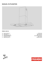 Franke PROFIL 900 XS User Manual