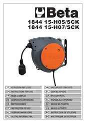 Beta 1844 15-H05/SCK Instructions For Use Manual