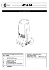 ARRI CJ3004 User Information