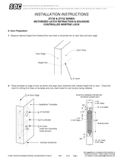 Sdc Z7730 Series Installation Instructions Manual