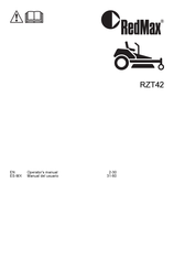 Redmax RZT42 Operator's Manual