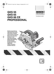 Bosch GKS 66 CE Operating Instructions Manual
